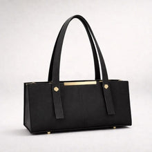 Grace Line Structured PU Leather Tote Bag for Women