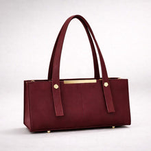 Grace Line Structured PU Leather Tote Bag for Women