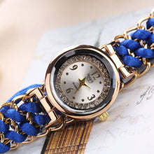 Girls Luxury Stylish Girls Analog Handmade Bracelet Rope Watch - Elegant Timepiece Featuring A Unique Woven Design